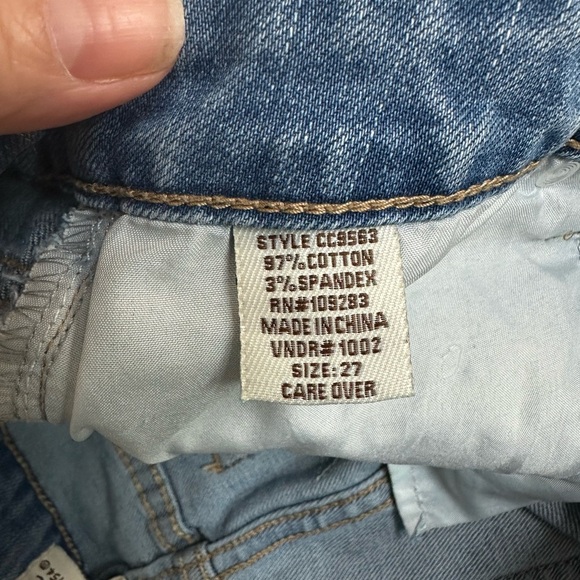 Vintage Havana Star Patch Denim Shorts Size 27 - Picture 6 of 6